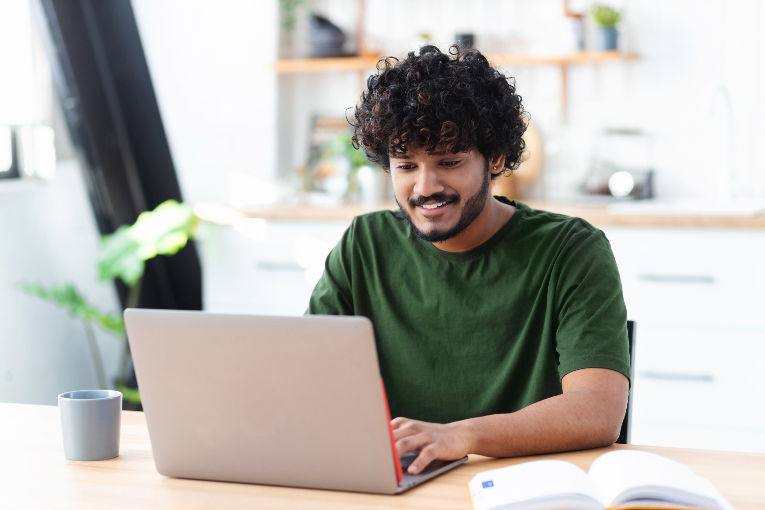 Man at computer